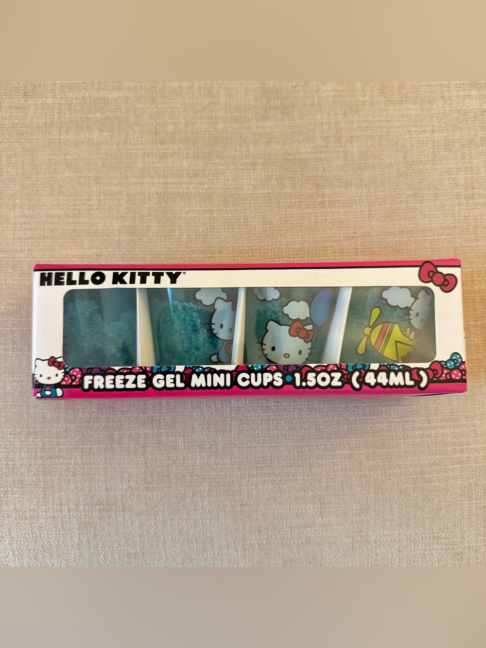 🐈 Hello Kitty | Aqua Blue Freeze Gel Mini Cups 🐈
